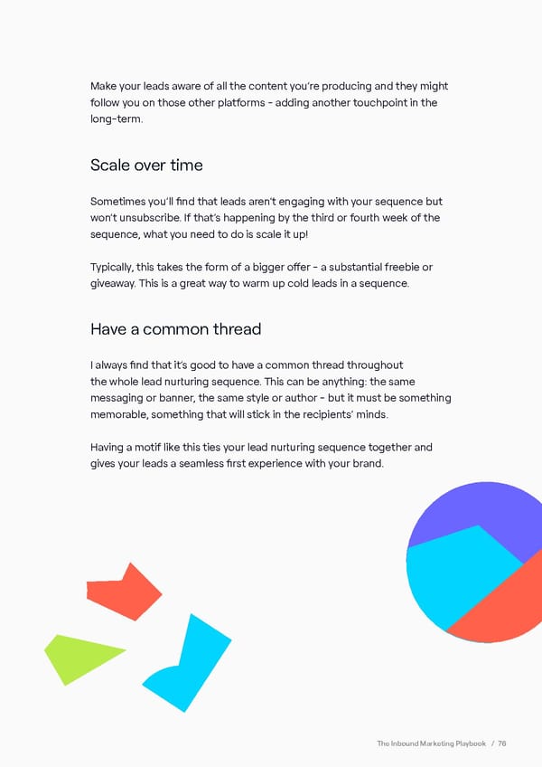 The No Fluff Guide to Inbound Marketing - Page 79